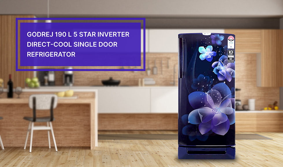 Godrej 190 L 5 Star Inverter Direct-Cool Single Door Refrigerator