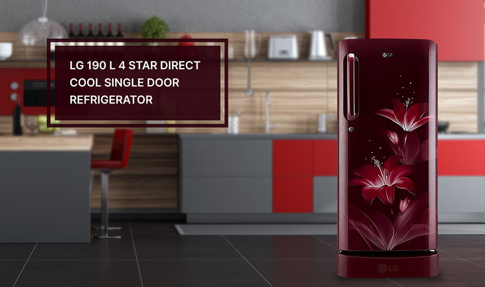LG 190 L 4 Star Direct Cool Single Door Refrigerator
