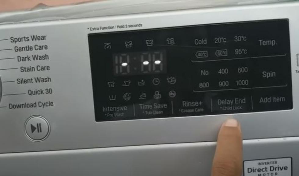 Washing Machine Child-Lock Feature