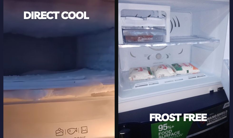 Direct Cool Vs Frost Free Refrigerator - Homeliness