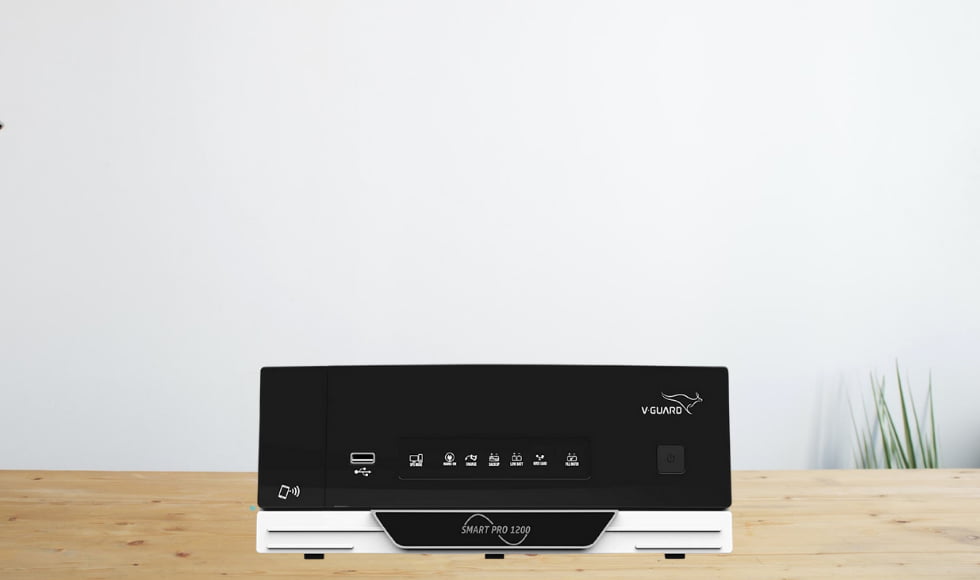 V-Guard Smart Pro 1200 with Bluetooth Connectivity Digital Sinewave UPS