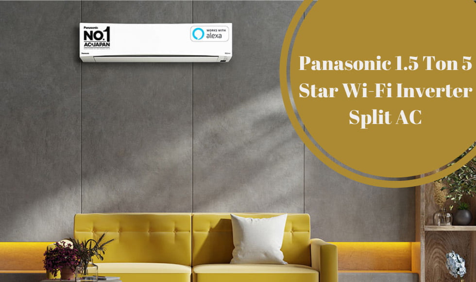 Panasonic 1.5 Ton 5 Star Wi-Fi Inverter Split AC