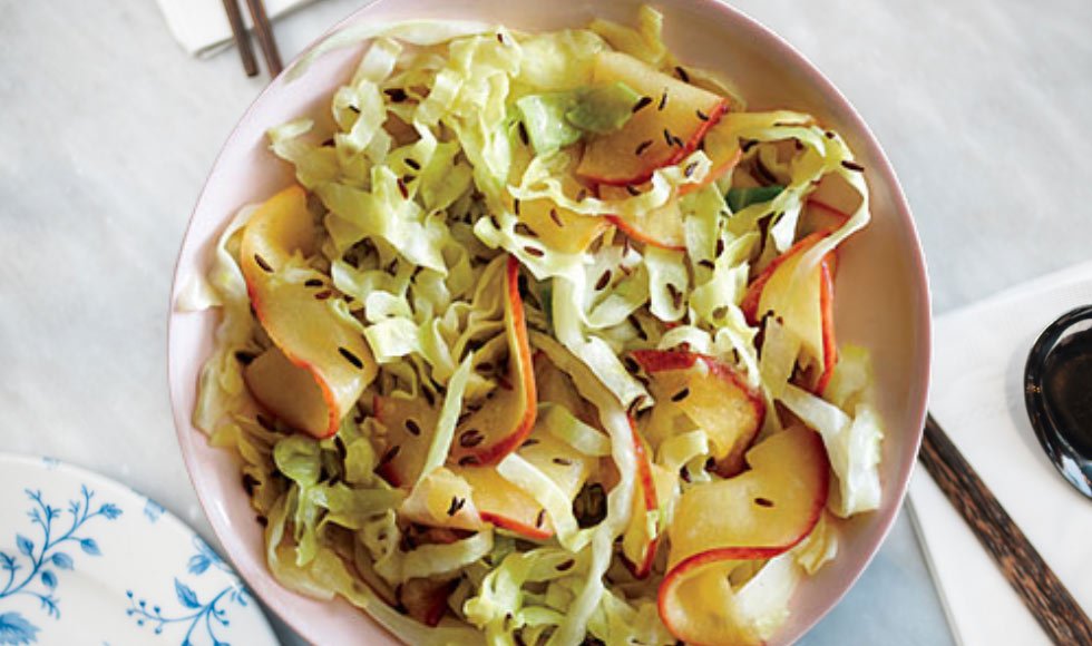 Baked Cabbage with Apple