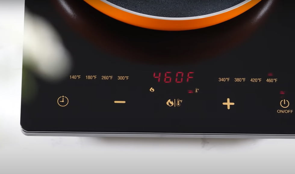 Induction Cooktop Control Panel