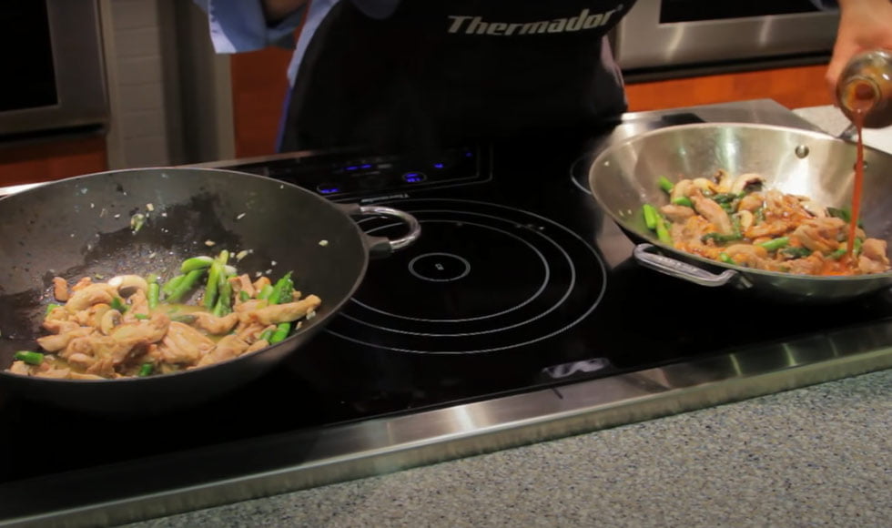 Induction Cooktop Cooking