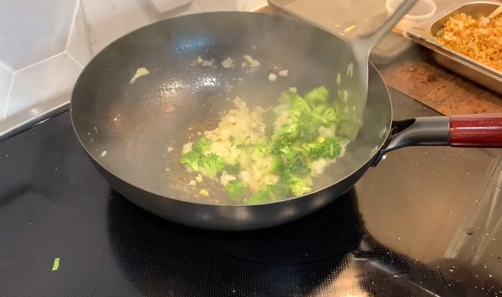 Induction Cooktop Wok Cooking