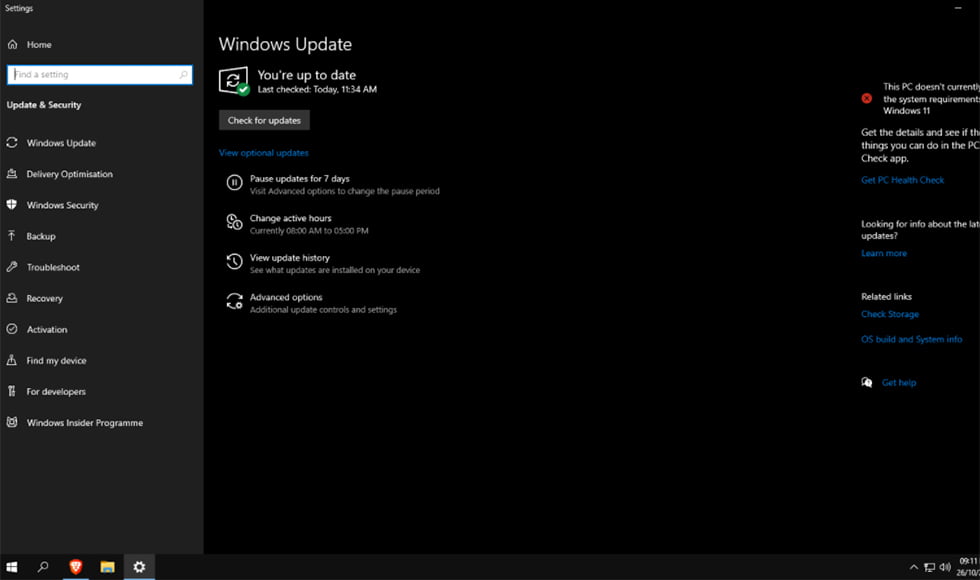 Updating Windows 01
