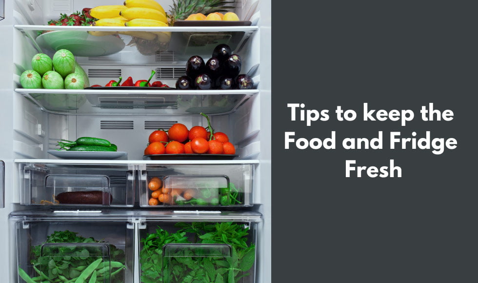 Tips to keep the food and fridge fresh