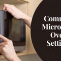 Common Microwave Oven Settings
