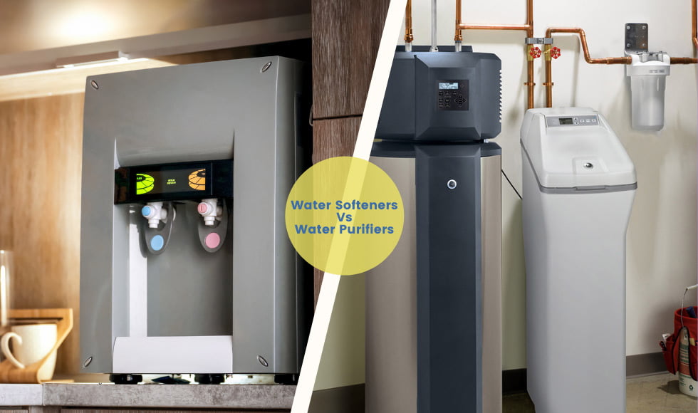 Water Softeners Vs Water Purifiers