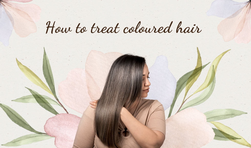 How to treat coloured hair at Home