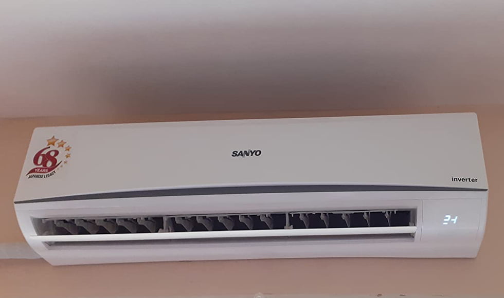 Sanyo 1.5 Ton 5 Star Dual Inverter Wide Split AC 01