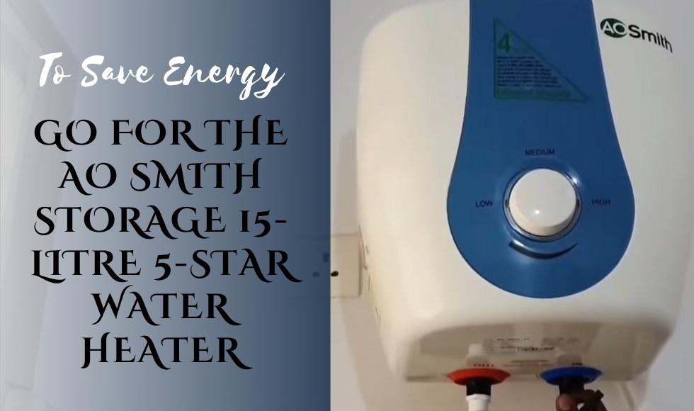 AO Smith Storage 5-Star 15-Litre Water Heater