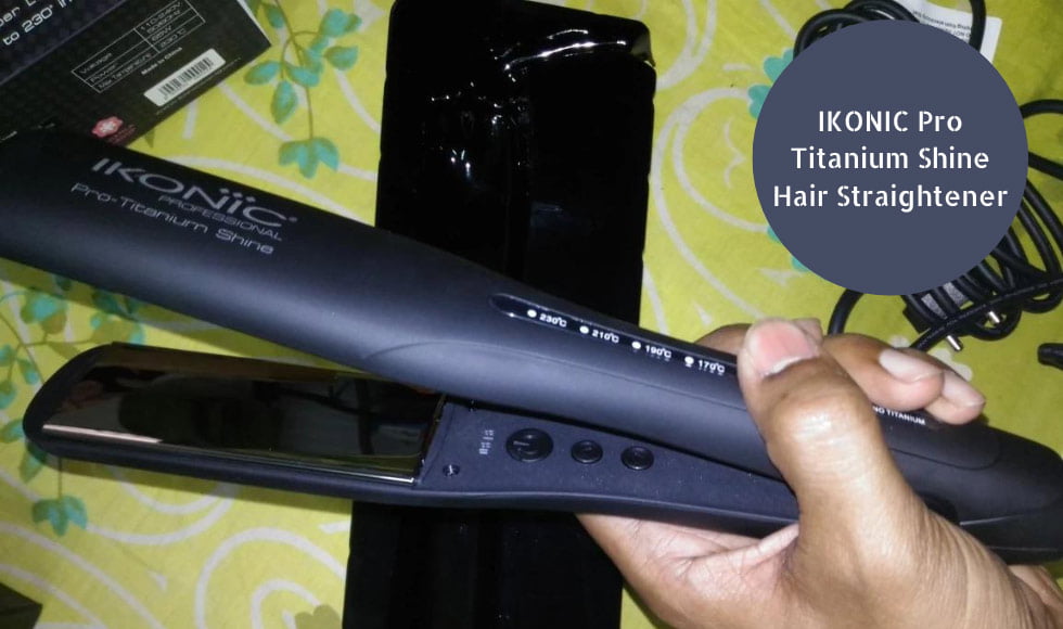 A Close Look At The Powerful IKONIC Pro Titanium Shine Hair Straightener -  Homeliness