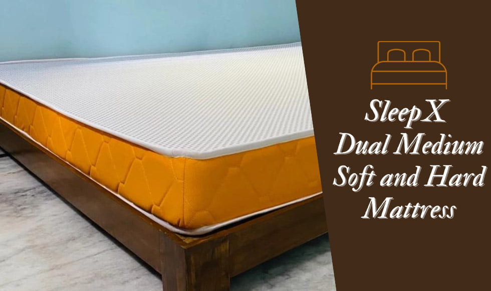 SleepX Dual Medium Soft and Hard Mattress