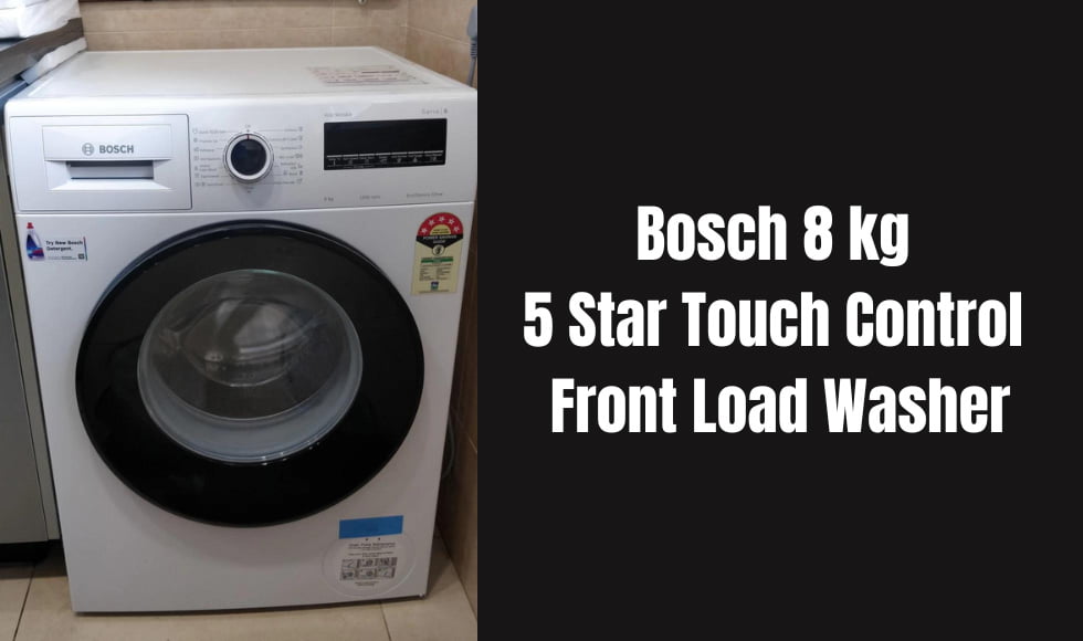 Bosch 8 kg 5 Star Touch Control Front Load Washer